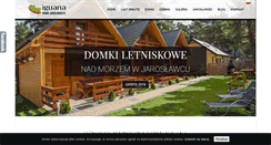 Desktop Screenshot of domki-jaroslawiec.pl
